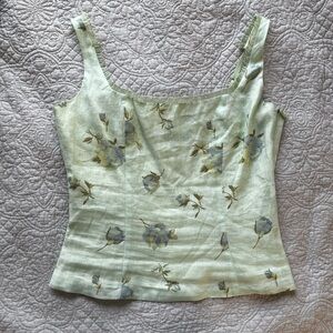 Betsy Johnson Floral Corset Top
